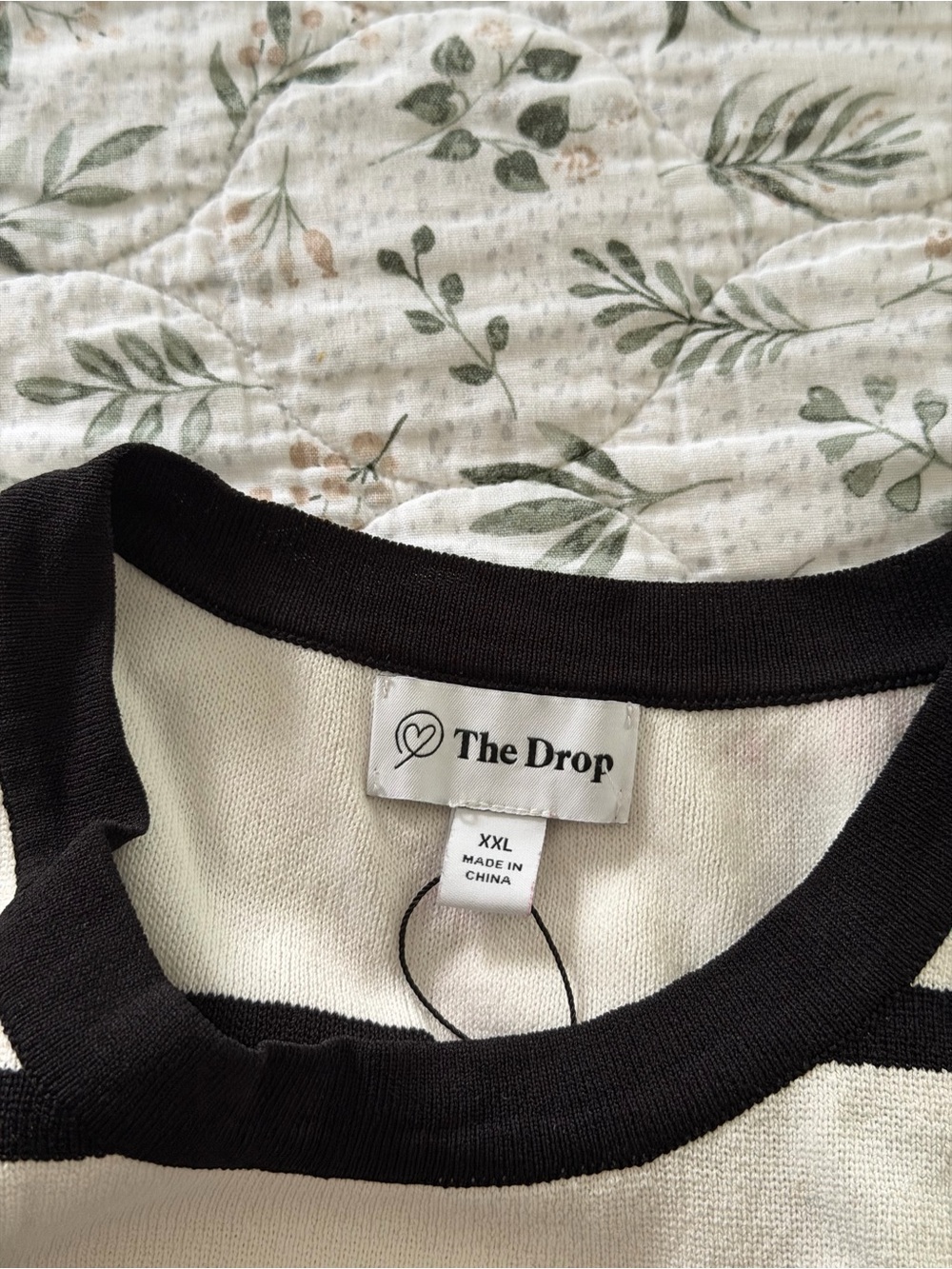 The Drop Striped Black & White Sleeveless Tank Maxi Dress - Picture 8 of 8